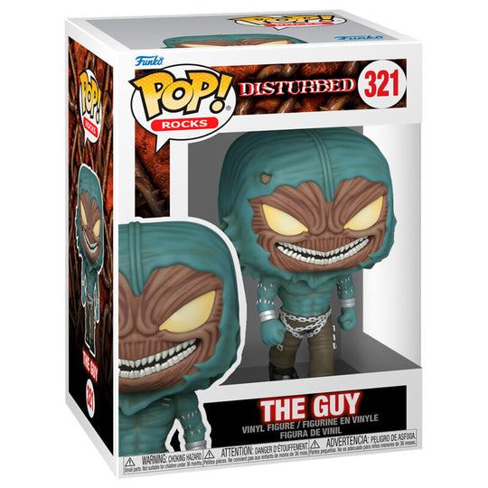 Figurine Funko POP Rocks Disturbed The Guy en vinyle de 9 cm dans sa boîte cadeau officielle