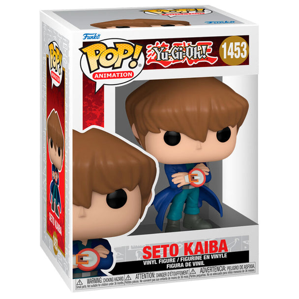 Figurine Funko POP Seto Kaiba de Yu-Gi-Oh! en vinyle de 9 cm avec détails précis et couleurs vives