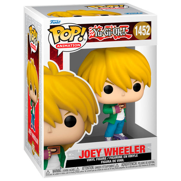 Figurine Funko POP de Joey Wheeler de Yu-Gi-Oh! en vinyle de 9 cm dans sa boîte cadeau officielle
