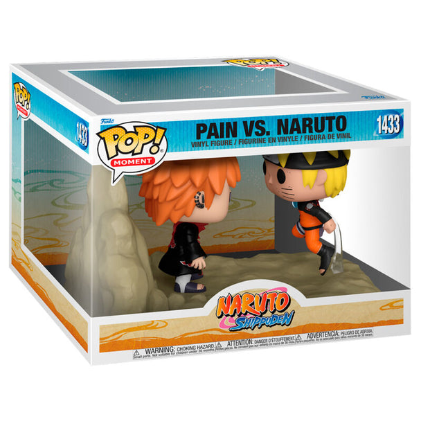 Figurine POP FUNKO de Naruto Shippuden montrant Naruto en posture de combat dynamique