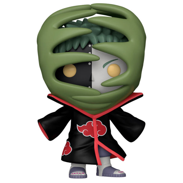 Vue rapprochée de la figurine Funko POP Zetsu Naruto Shippuden, détails précis et couleurs vives
