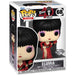 Vue rapprochée de la figurine Elvira 40th Anniversary FUNKO POP avec détails et emballage visible