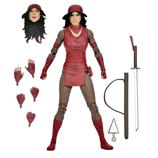 Figurine articulée Karai Ultimate 18cm vue de face avec détails précis