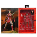 Profil gauche de la figurine Karai Ultimate montrant les accessoires inclus