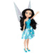 Vue latérale de la poupée Disney Fairies Clochette avec cheveux blonds
