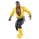 Image rapprochée des textures et finitions sur la figurine Bullseye Marvel Legends