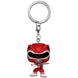 Porte-clés Funko Pocket POP Power Rangers édition 30e anniversaire Red Ranger vue de face avec détails précis