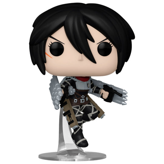 Figurine Funko POP Mikasa Ackermann de 9 cm dans sa boîte vitrine officielle Attack on Titan