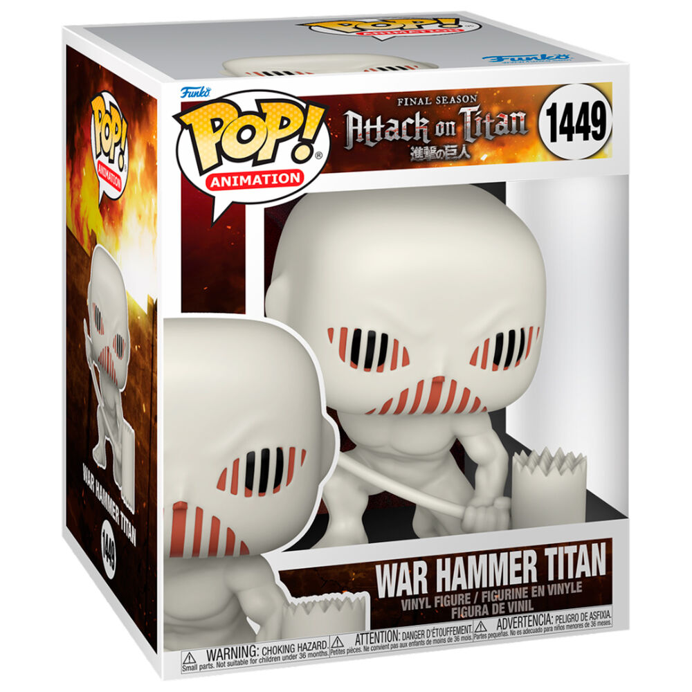 Figurine POP War Hammer Titan de 15 cm montrant les détails de la posture et des textures sur le corps