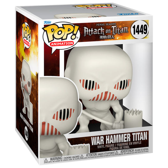 Figurine POP War Hammer Titan de 15 cm montrant les détails de la posture et des textures sur le corps