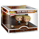 Figurine Funko POP Moment Attack on Titan montrant Eren en posture dynamique face à Reiner