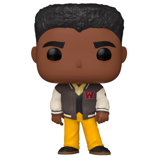 Packaging de la figurine Funko POP Eddie Winslow montrant le logo Family Matters et la fenêtre d'exposition