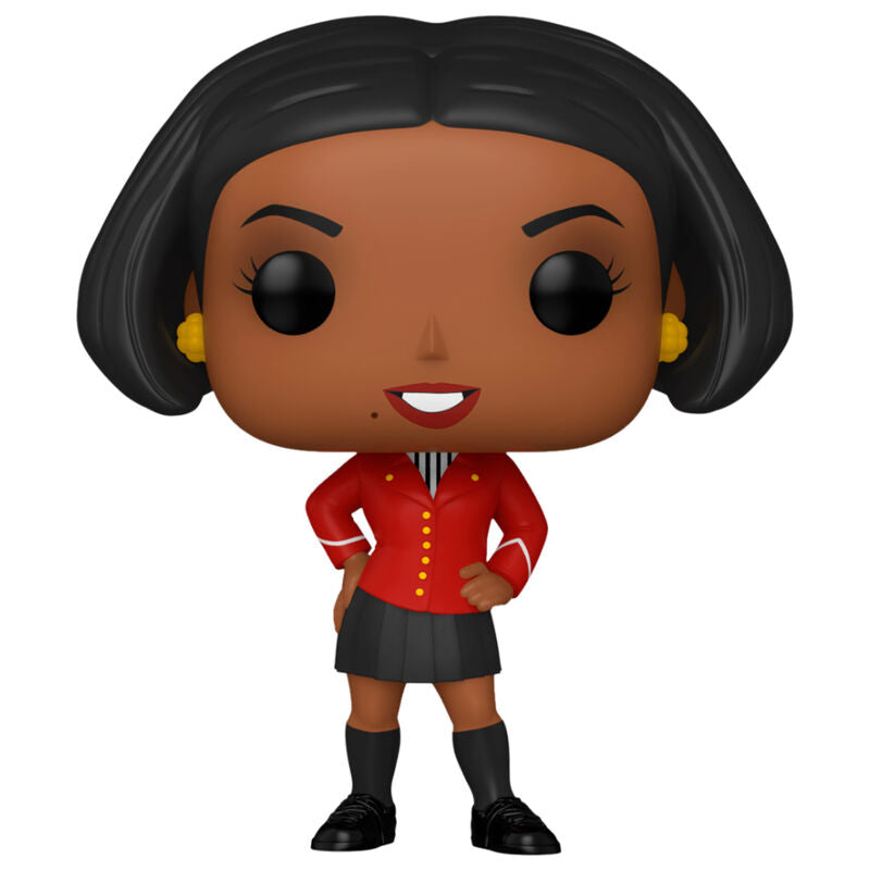 Vue rapprochée de la figurine Funko POP Laura Winslow avec détails précis et couleurs vives sur fond blanc