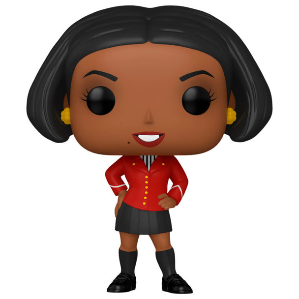 Vue rapprochée de la figurine Funko POP Laura Winslow avec détails précis et couleurs vives sur fond blanc