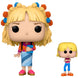 Vue rapprochée de la figurine Funko POP Lizzie McGuire avec détails colorés et boîte collector Disney 100th Anniversary.