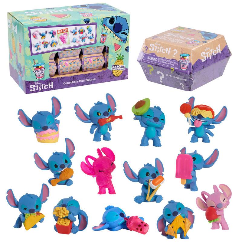 Gros plan sur la figurine Stitch parfumée à la fraise montrant les détails de la peinture