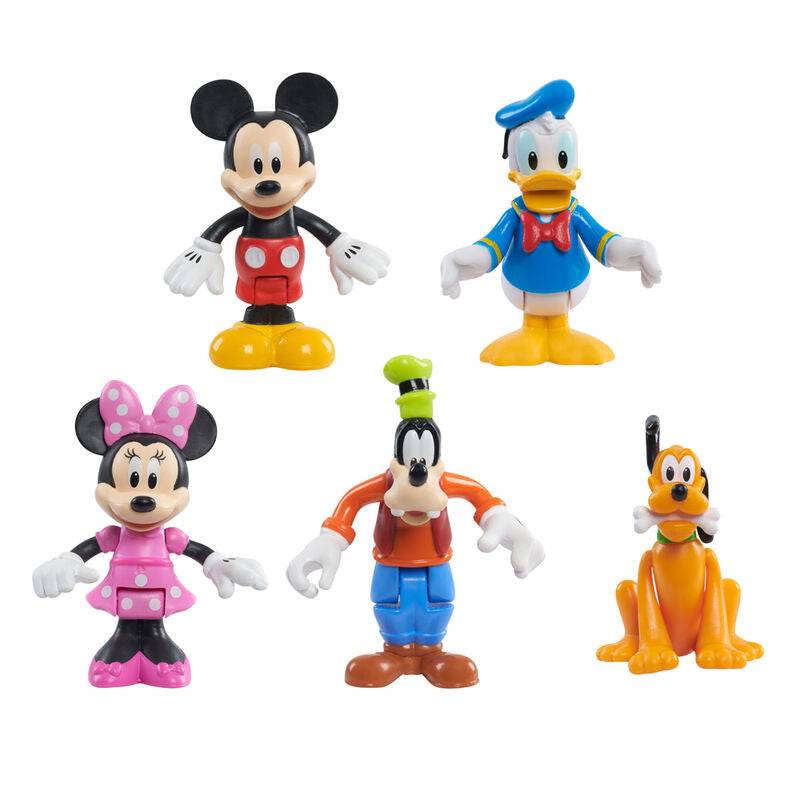 Figurine Disney Mickey en position dynamique avec des couleurs vives et détails précis