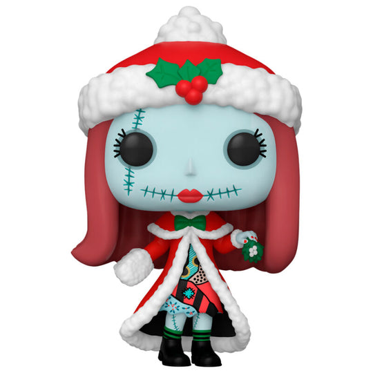 Figurine Funko POP Sally de 9 cm en vinyle, édition 30e anniversaire du film L'Étrange Noël de Monsieur Jack, présentée dans sa boîte cadeau avec fenêtre.