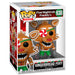 Détail de la figurine Funko POP Holiday Gingerbread Foxy avec son design festif en pain d'épices sur fond blanc