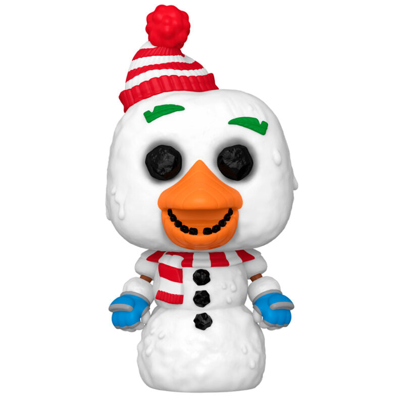 Figurine Funko POP Holiday Snow Chica de Five Nights at Freddy's en vinyle de 9 cm dans sa boîte vitrine transparente