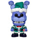 Vue rapprochée de la figurine Funko POP Bonnie Elfe de Noël montrant les détails du costume et du visage