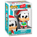 Vue rapprochée de la figurine Funko POP Goofy édition Holiday avec détails colorés et boîte cadeau