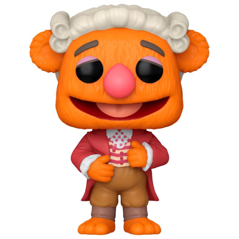 Figurine Funko POP Fozziwig de Disney The Muppet Christmas Carol en vinyle de 9 cm dans sa boîte cadeau avec fenêtre