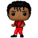 Vue rapprochée de la figurine Funko POP Michael Jackson avec détails précis et couleurs vives
