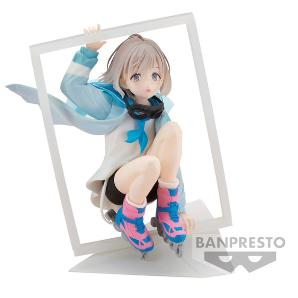 Figurine Asahi Serizawa de 13 cm en tenue Windy and Motions, vue de face, The Idolmaster Shiny Colors