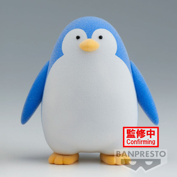 Détail de la figurine Fluffy Puffy Pingouin Spy X Family montrant la texture et les couleurs