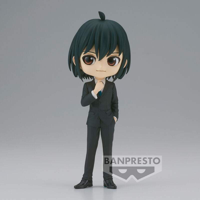 Figurine Yuri Briar Q Posket de Spy X Family en vue de face, hauteur 14 cm, détails précis