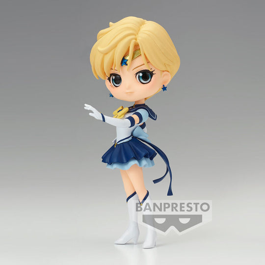 Figurine Q Posket Sailor Uranus version Eternal Sailor Moon Cosmos de 14 cm vue de face