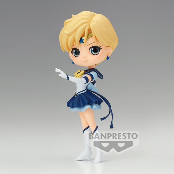 Figurine Q Posket Sailor Uranus version Eternal Sailor Moon Cosmos de 14 cm vue de face