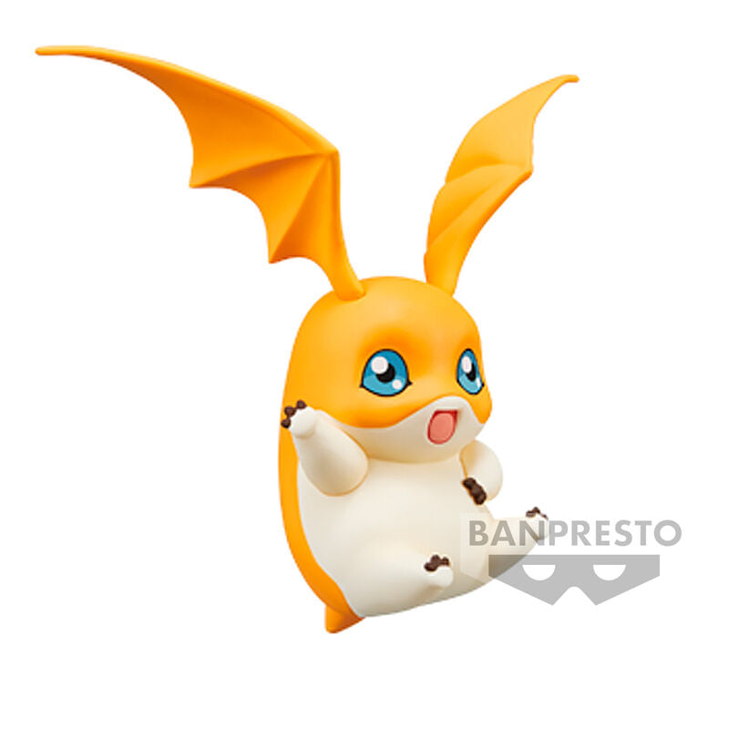Figurine Patamon de Digimon Adventure mesurant 7cm, modèle officiel BANPRESTO avec détails précis et finition soignée.