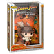 Figurine POP Indiana Jones de Funko vue de face avec chapeau et fouet, inspirée du poster du film