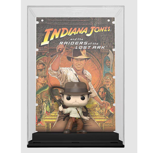Vue latérale de la figurine POP Indiana Jones montrant les détails du costume et accessoires