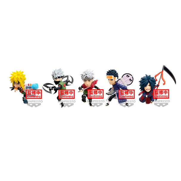 Figurine Naruto Shippuden Vol.2 de 7 cm par BANPRESTO montrant Naruto99 en position dynamique