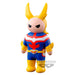 Profil de la figurine All Might BANPRESTO 12cm montrant les détails sculptés et la posture dynamique