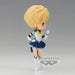 Profil gauche de la figurine Sailor Uranus Q posket montrant les couleurs vives et la pose dynamique