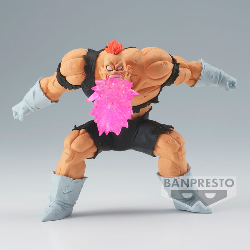 Zoom sur le visage expressif de la figurine Recoome Dragon Ball Z GX avec peinture soignée et finitions réalistes