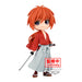 Image de la figurine Kenshin Himura Q Posket exposée sur fond neutre blanc