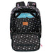 Vue de face du sac à dos Disney Mickey Peach Nature avec logo Mickey Peach