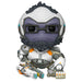 Vue rapprochée de la figurine Winston Funko POP avec détails précis et boîte collector transparente