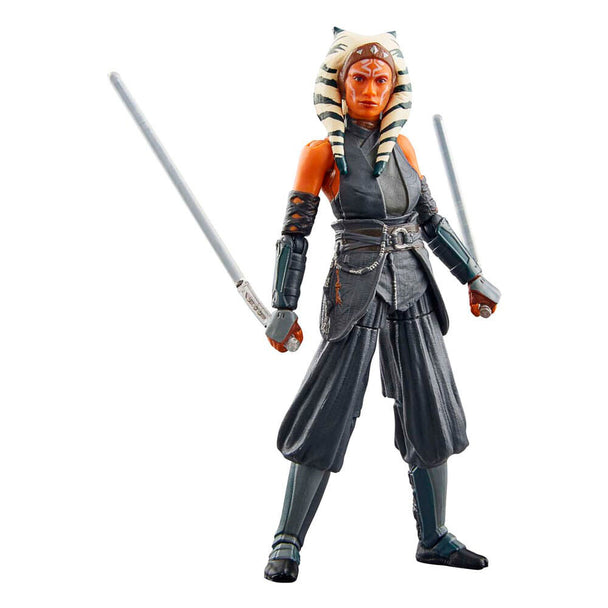 Figurine articulée Ahsoka Tano 9,5 cm vue de face avec détails précis de la Black Series HASBRO