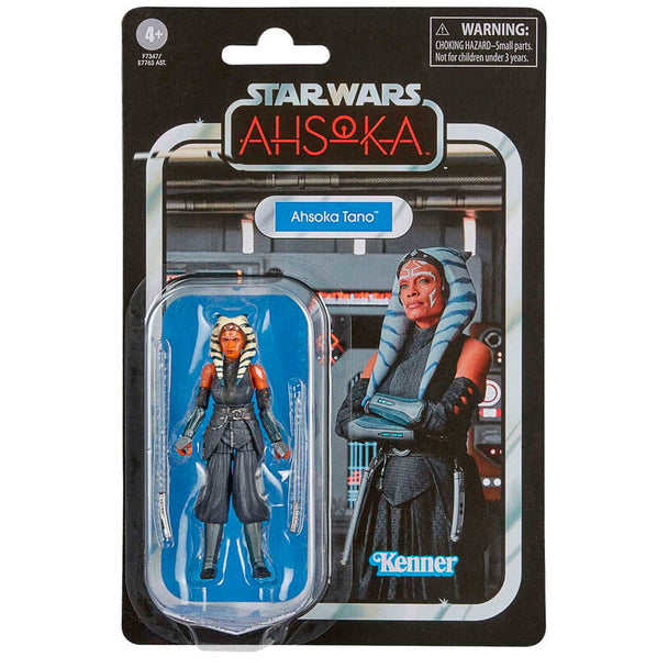 Gros plan sur le visage d'Ahsoka Tano montrant les traits caractéristiques et les couleurs fidèles