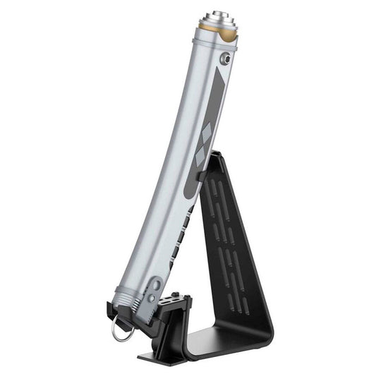 Détail du manche du sabre laser Force FX Elite avec boutons de contrôle visibles