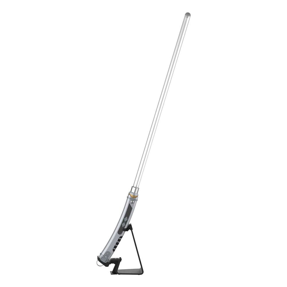 Réplique du sabre laser d'Ahsoka Tano avec lame allumée et effets lumineux bleus