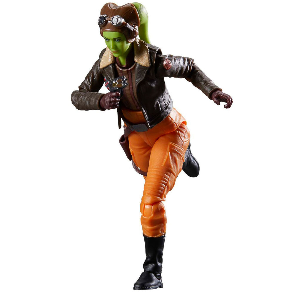 Figurine General Hera Syndulla posée avec accessoires sur un fond neutre
