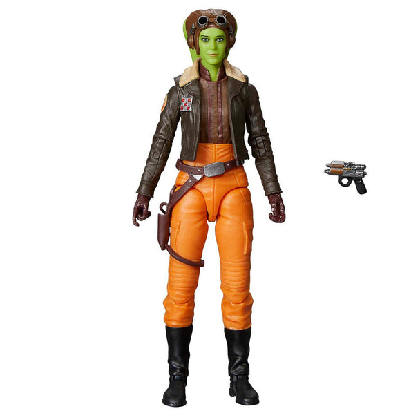 Figurine articulée General Hera Syndulla Star Wars 15cm vue de face avec accessoires