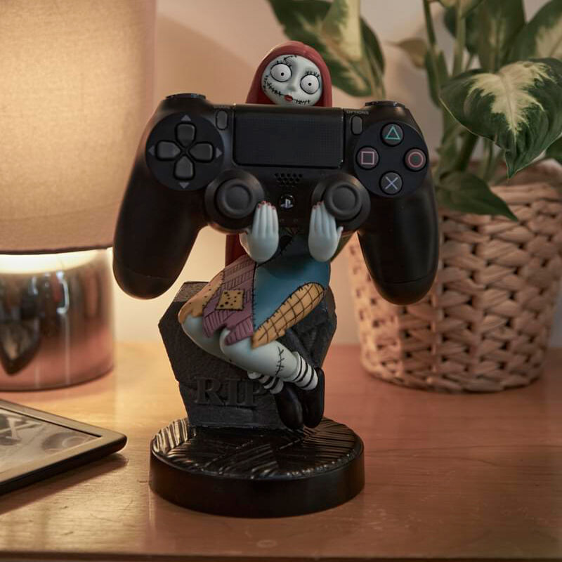 Packaging officiel EXQUISITE GAMING de la figurine support câble Sally Nightmare Before Christmas